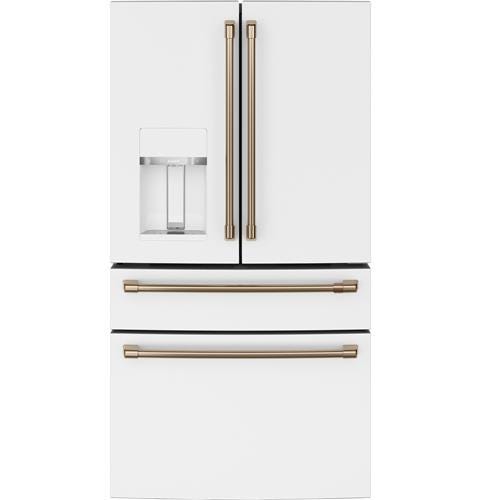 Café ENERGY STAR 27.8 Cu. Ft. Smart 4-Door French-Door Refrigerator CVE28DP4NW2