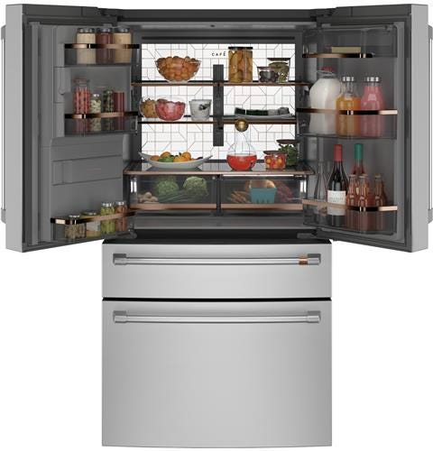 Café ENERGY STAR 27.8 Cu. Ft. Smart 4-Door French-Door Refrigerator CVE28DP2NS1