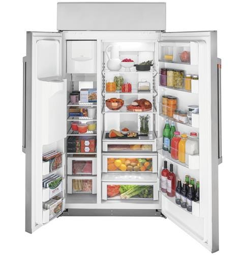 Café 42" Smart Built-In Side-by-Side Refrigerator with Dispenser CSB42YP2NS1