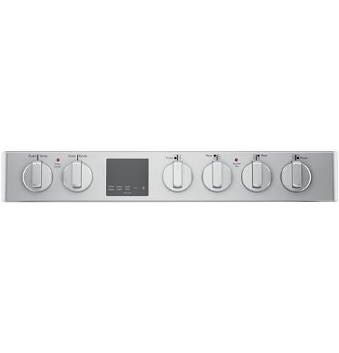 Haier 24" 2.9 Cu. Ft. Electric Free-Standing Range with Convection and Modular Backguard QAS740RMSS