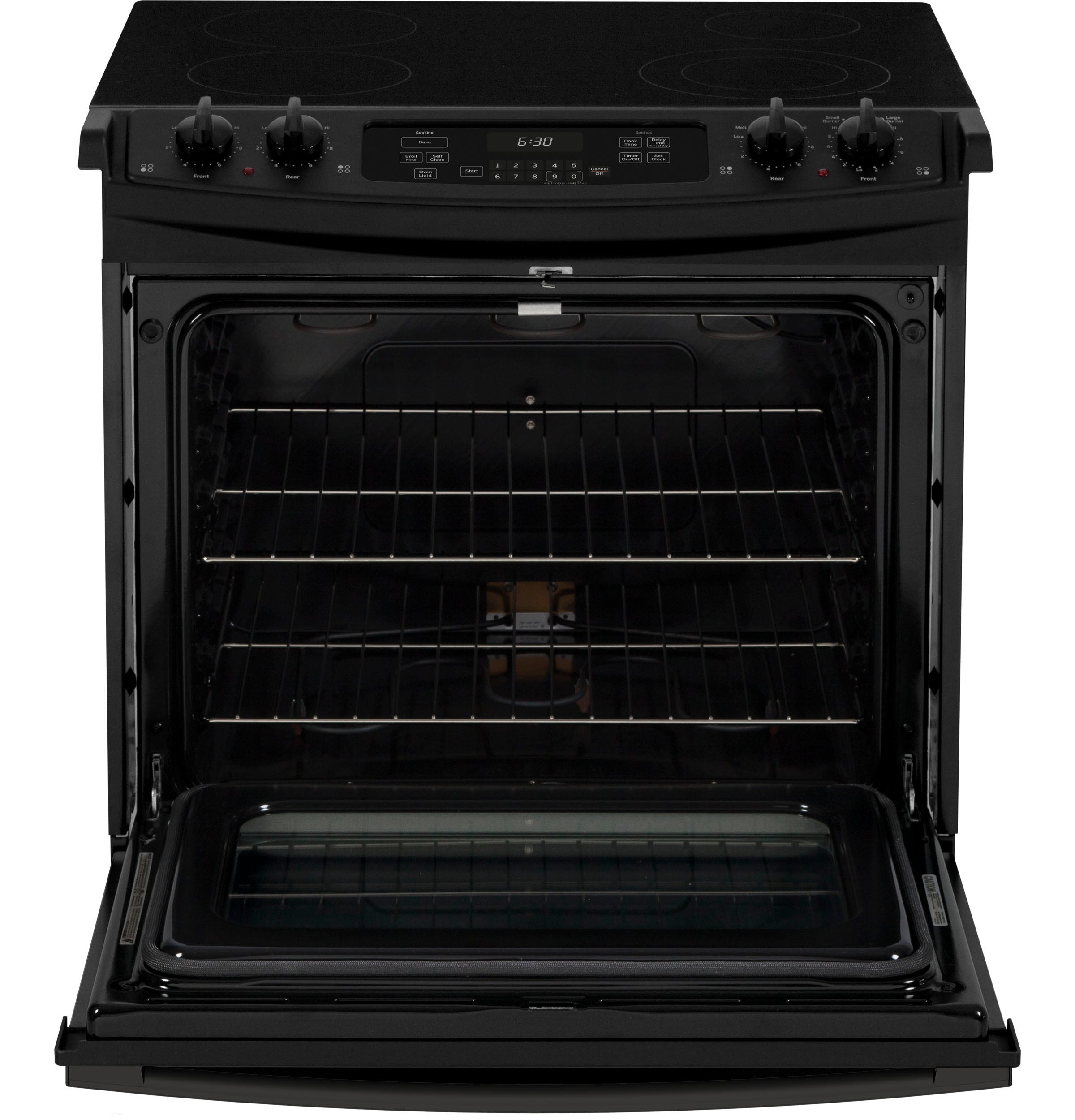 GE 30" DROP-IN ELECTRIC RANGE JD630DTBB