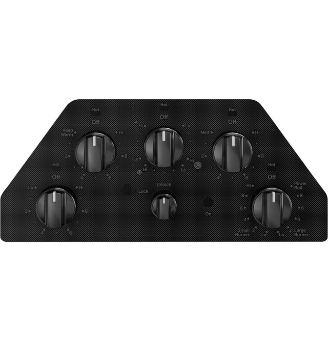 GE 36" Built-In Knob Control Electric Cooktop JEP5036DTBB