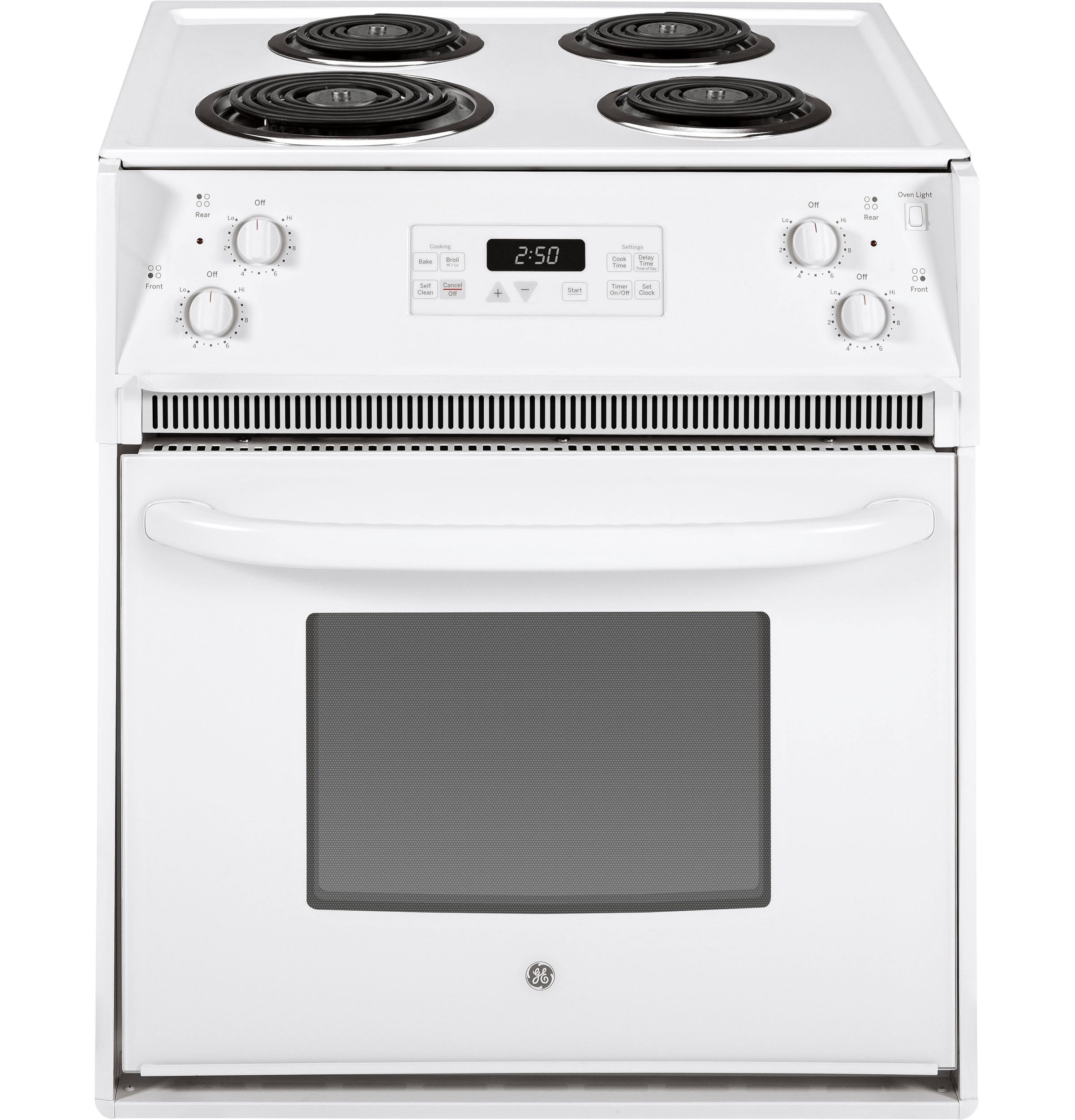 GE 27" Drop-In Electric Range JM250DTWW