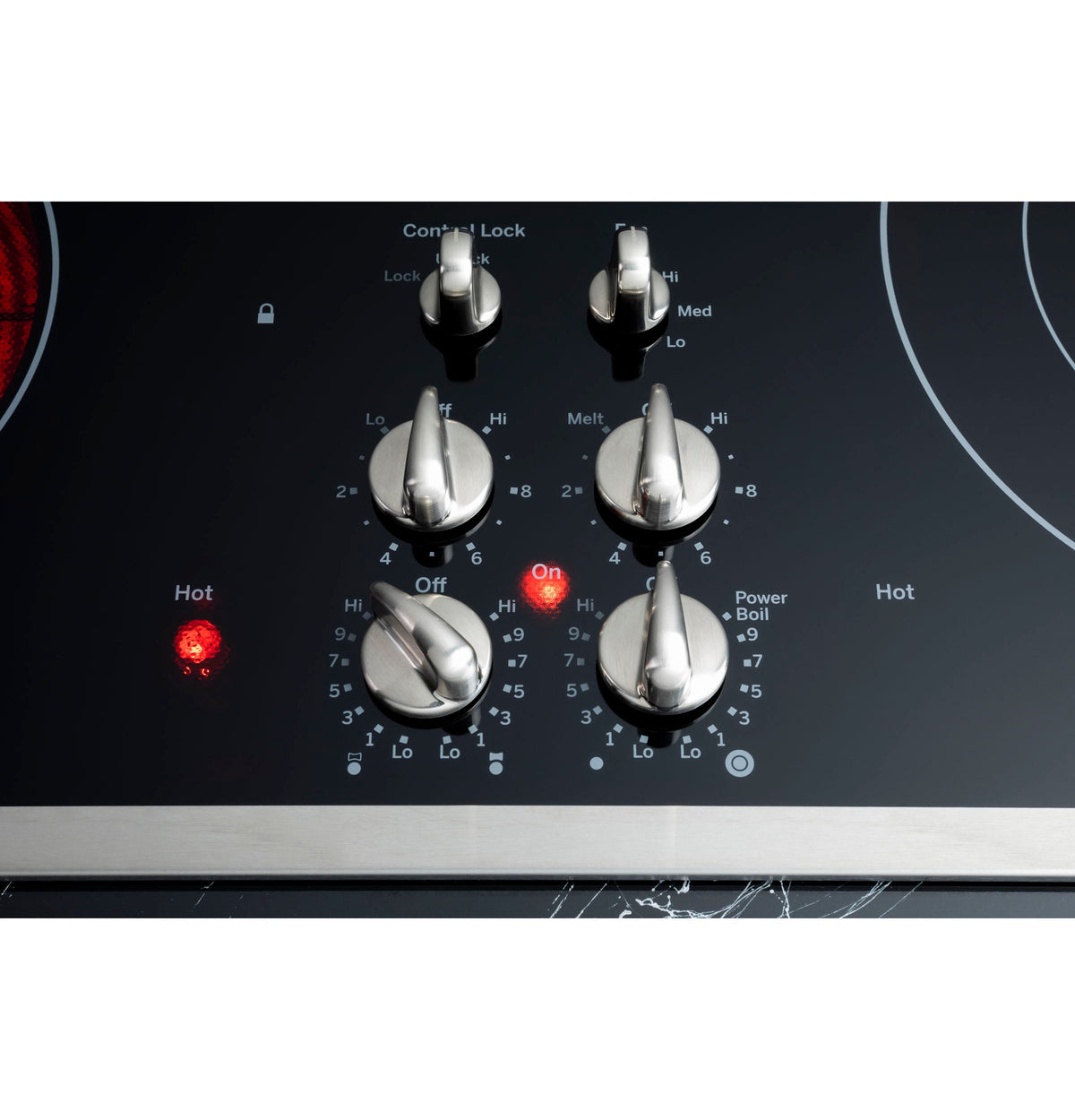 GE Profile 30" Downdraft Electric Cooktop PP9830SRSS
