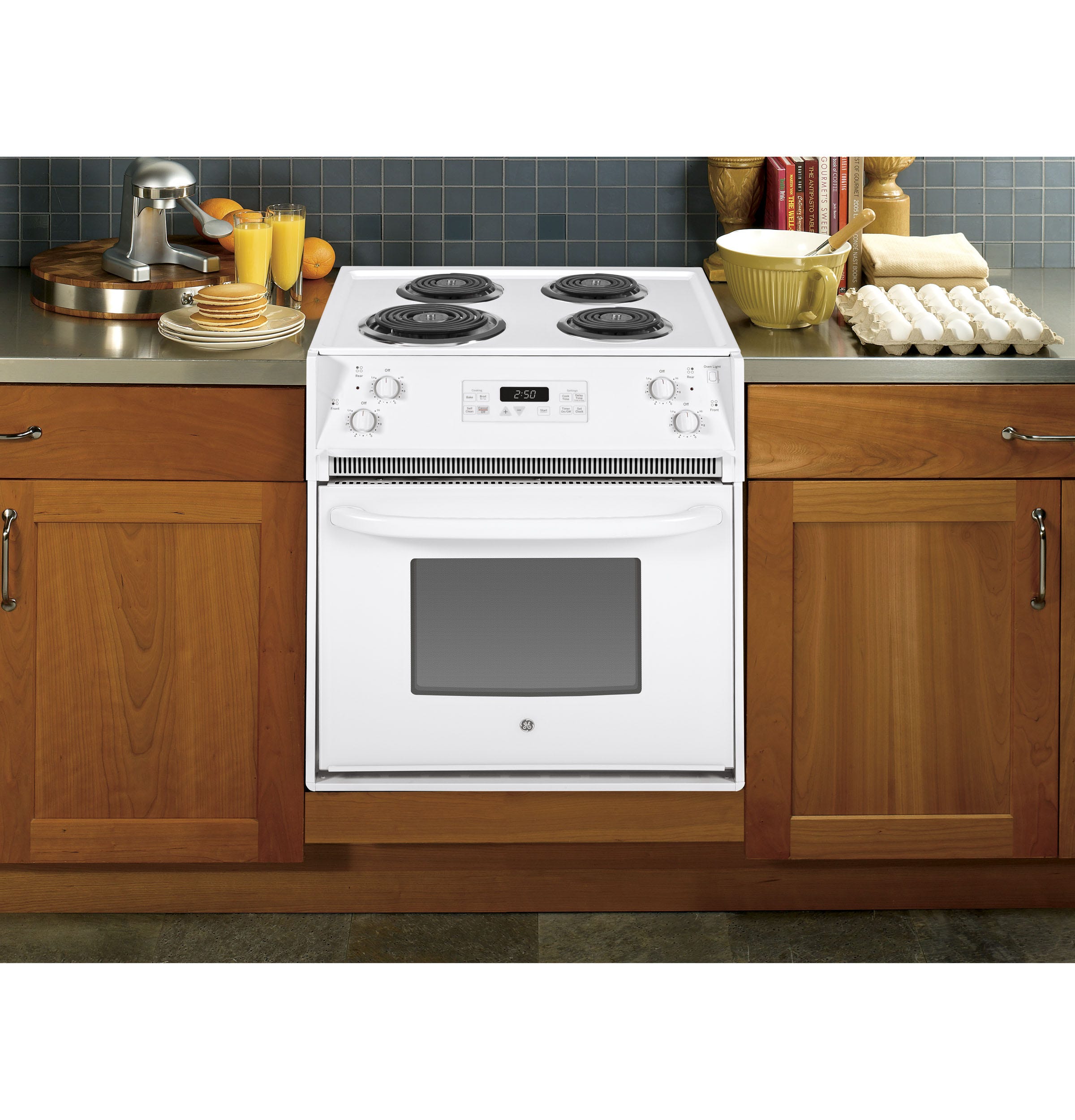 GE 27" Drop-In Electric Range JM250DTWW