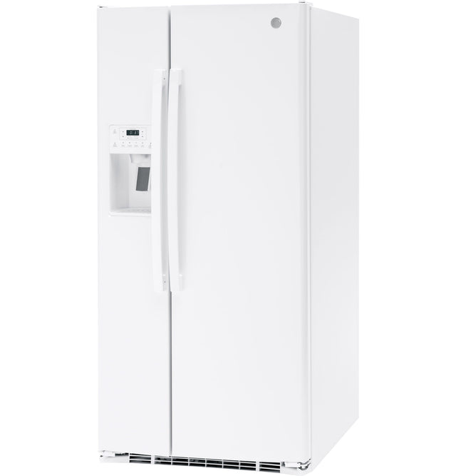 GE 23.0 Cu. Ft. Side-By-Side Refrigerator GSS23GGPWW