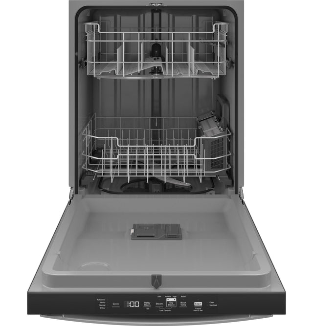 GE® ENERGY STAR® Top Control with Plastic Interior Dishwasher with Sanitize Cycle & Dry Boost GDT550PMRES