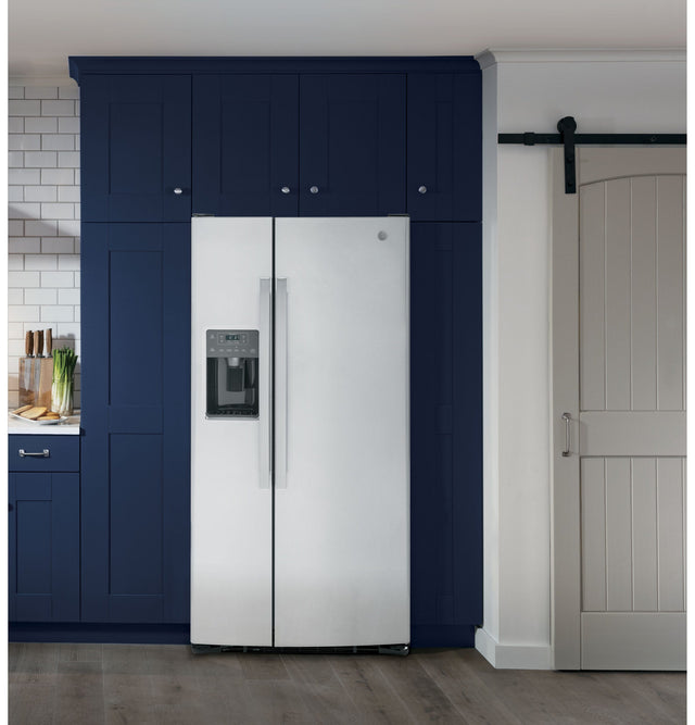 GE 23.0 Cu. Ft. Side-By-Side Refrigerator GSS23GYPFS