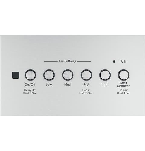 GE 30” WiFi Enabled Designer Custom Insert w/ Dimmable LED Lighting UVC9300SLSS