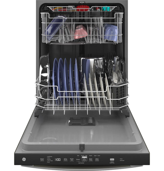 GE® ENERGY STAR® Top Control with Plastic Interior Dishwasher with Sanitize Cycle & Dry Boost GDT630PMRES