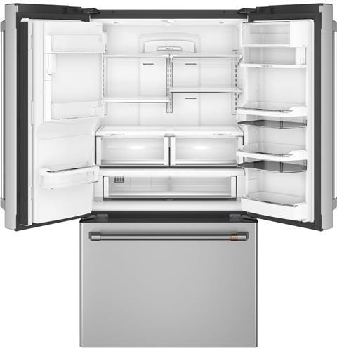 Café ENERGY STAR 22.2 Cu. Ft. Counter-Depth French-Door Refrigerator with Hot Water Dispenser CYE22TP2MS1