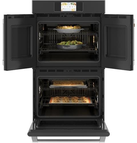 Café Professional Series 30" Smart Built-In Convection French-Door Double Wall Oven CTD90FP3ND1