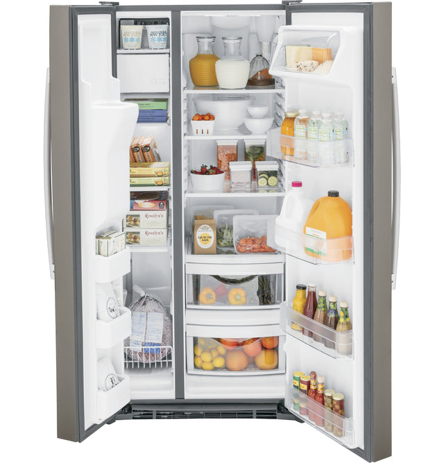 GE 23.0 Cu. Ft. Side-By-Side Refrigerator GSS23GMPES