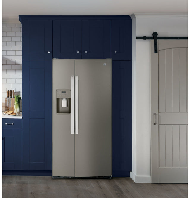 GE 23.0 Cu. Ft. Side-By-Side Refrigerator GSS23GMPES