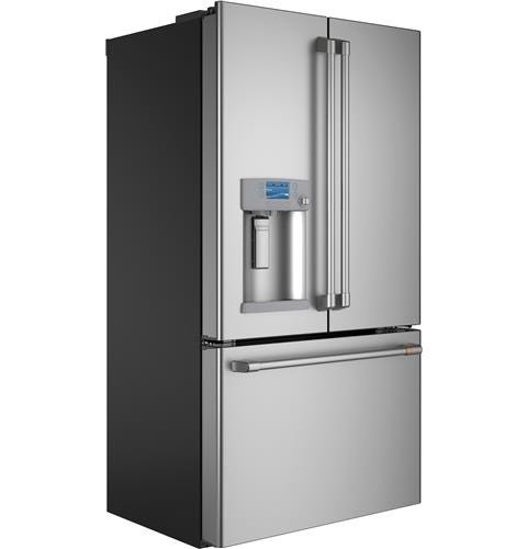 Café ENERGY STAR 22.2 Cu. Ft. Counter-Depth French-Door Refrigerator with Hot Water Dispenser CYE22TP2MS1