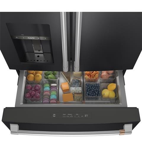 Café ENERGY STAR 27.8 Cu. Ft. Smart 4-Door French-Door Refrigerator CVE28DP3ND1