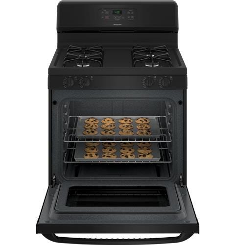 Hotpoint® 30" Free-Standing Standard Clean Gas Range RGBS400DMBB