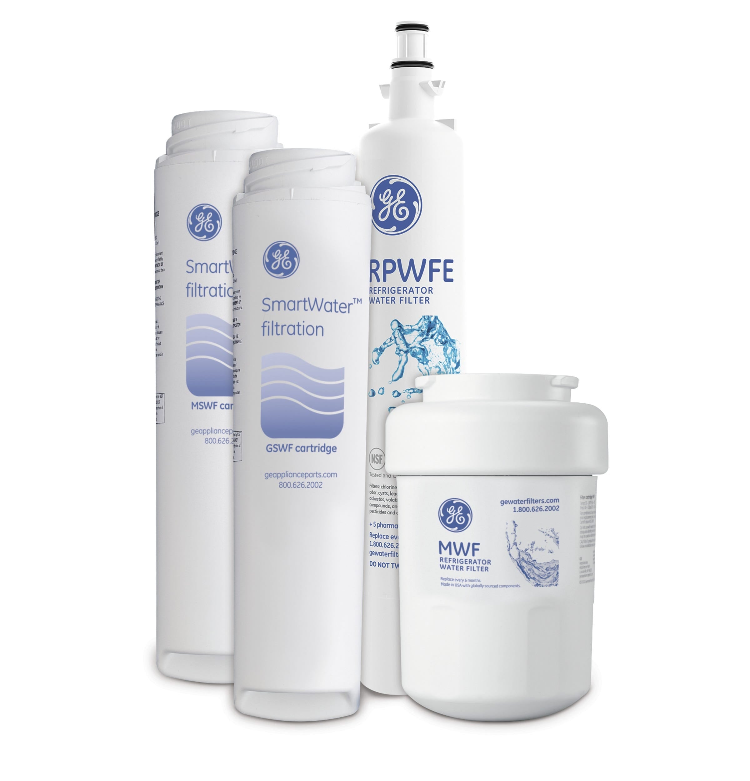 GE® Refrigerator Water Filter 3 Pack MSWF3PK