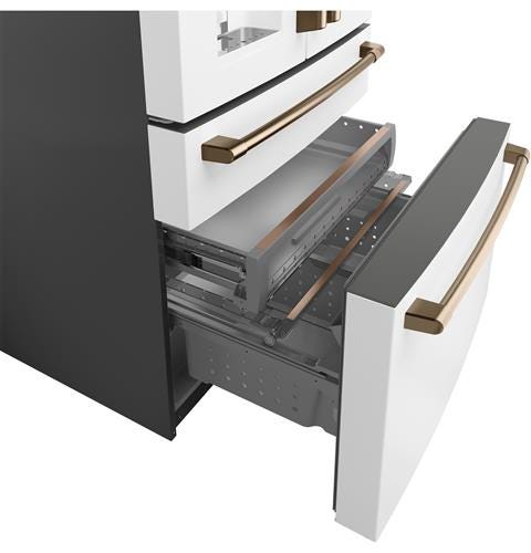 Café ENERGY STAR 27.8 Cu. Ft. Smart 4-Door French-Door Refrigerator CVE28DP4NW2