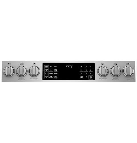Café 30" Slide-In Front Control Dual-Fuel Double Oven with Convection Range C2S950P2MS1