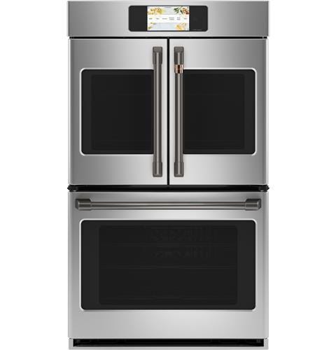 Café Professional Series 30" Smart Built-In Convection French-Door Double Wall Oven CTD90FP2NS1
