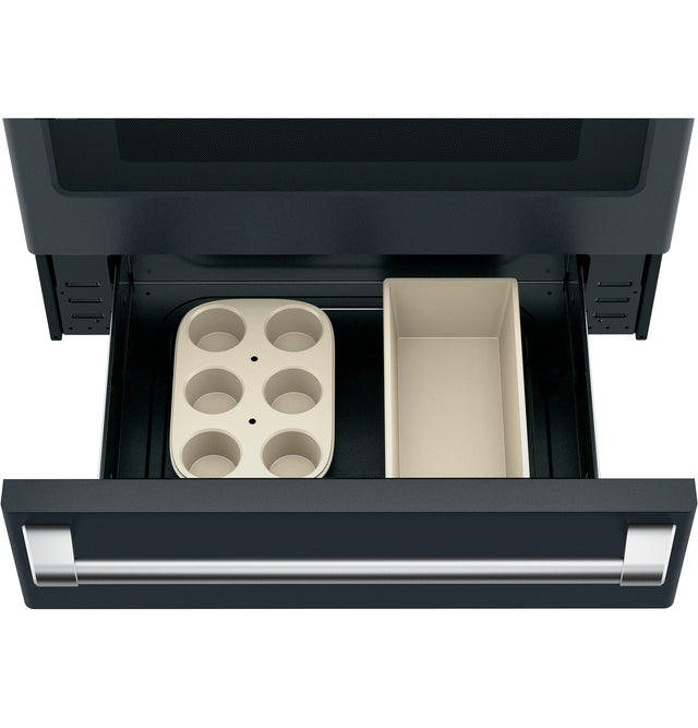 Café 30" Slide-In Front Control Gas Oven with Convection Range with Warming Drawer CGS700P3MD1