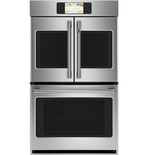 Café Professional Series 30" Smart Built-In Convection French-Door Double Wall Oven CTD90FP2NS1