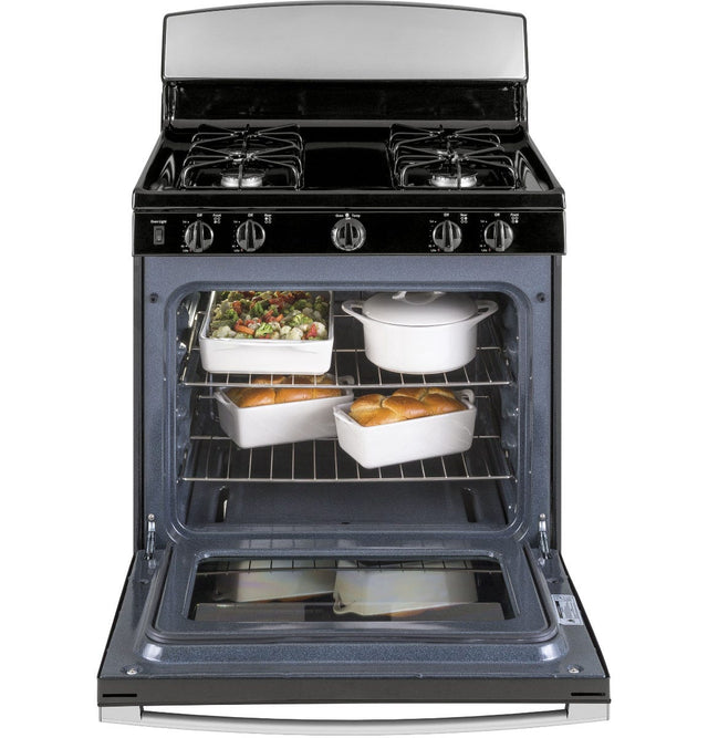 GE® 30" Free-Standing Gas Range JGBS30RETSS