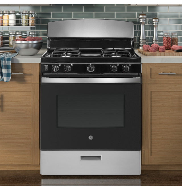GE® 30" Free-Standing Gas Range JGBS30RETSS