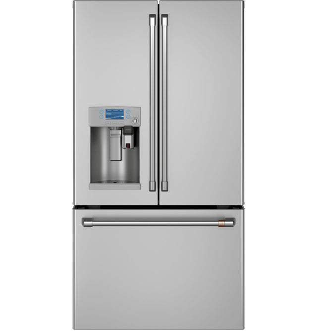 Café ENERGY STAR 22.2 Cu. Ft. Counter-Depth French-Door Refrigerator with Keurig K-Cup Brewing System CYE22UP2MS1