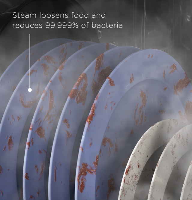 GE GE® ENERGY STAR® Top Control with Plastic Interior Dishwasher with Sanitize Cycle & Dry Boost GDT630PGRBB