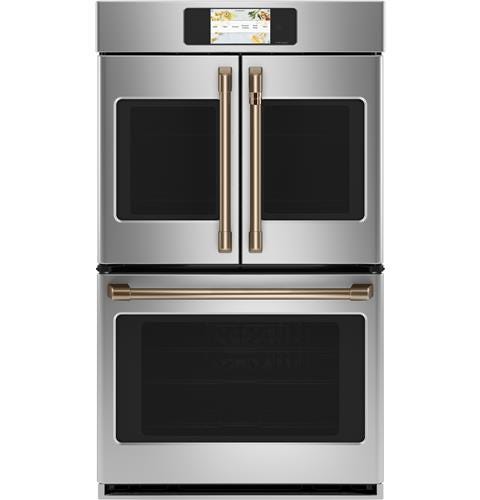 Café Professional Series 30" Smart Built-In Convection French-Door Double Wall Oven CTD90FP2NS1