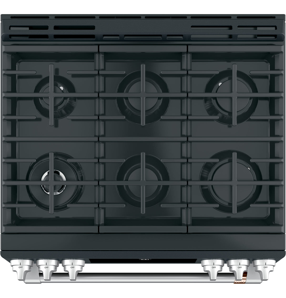 Café 30" Slide-In Front Control Gas Oven with Convection Range with Warming Drawer CGS700P3MD1