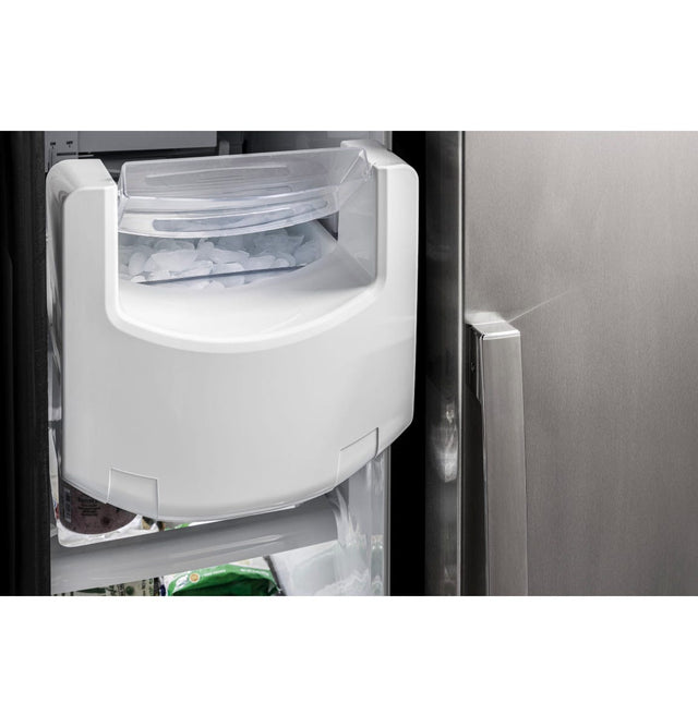 GE Profile™ 21.9 Cu. Ft. Counter-Depth Side-By-Side Refrigerator PZS22MYKFS