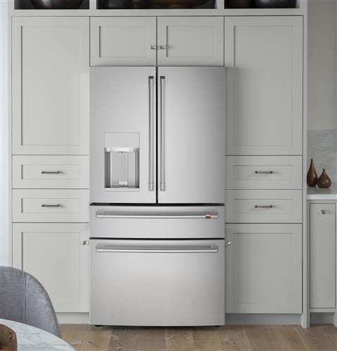 Café ENERGY STAR 27.8 Cu. Ft. Smart 4-Door French-Door Refrigerator CVE28DP2NS1
