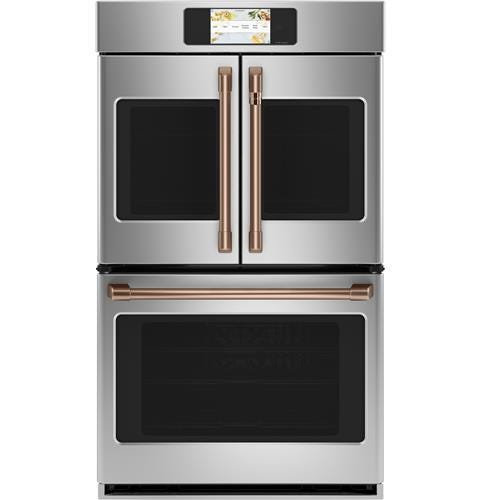 Café Professional Series 30" Smart Built-In Convection French-Door Double Wall Oven CTD90FP2NS1