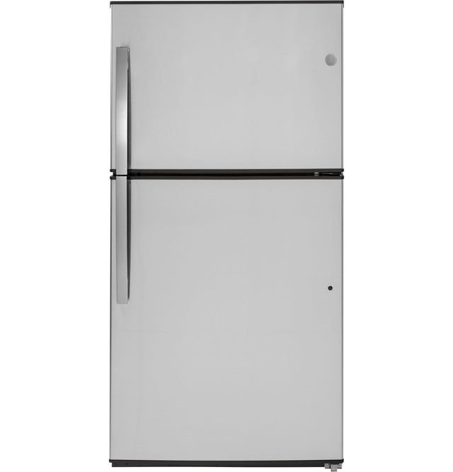 GE ENERGY STAR 21.1 Cu. Ft. Top-Freezer Refrigerator GTE21GSHSS