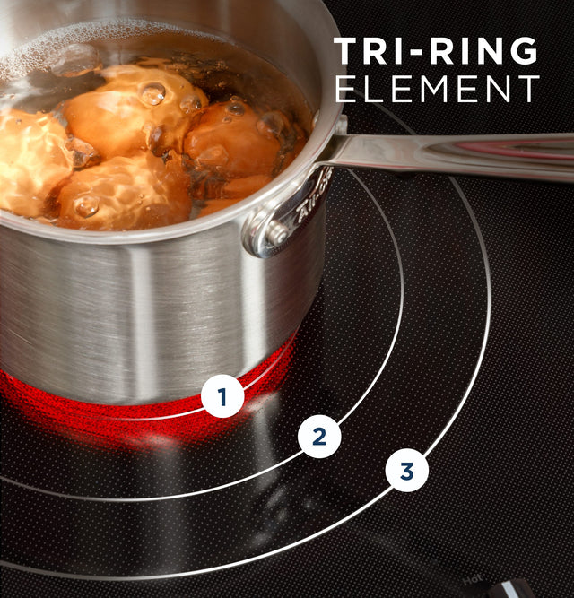 GE 36" Built-In Knob Control Electric Cooktop JEP5036DTBB