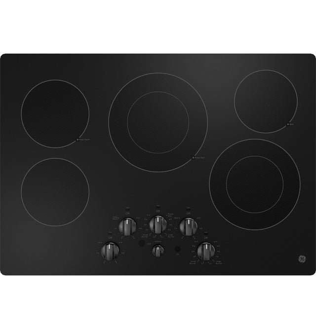 GE 30" Built-In knob Control Electric Cooktop JEP5030DTBB
