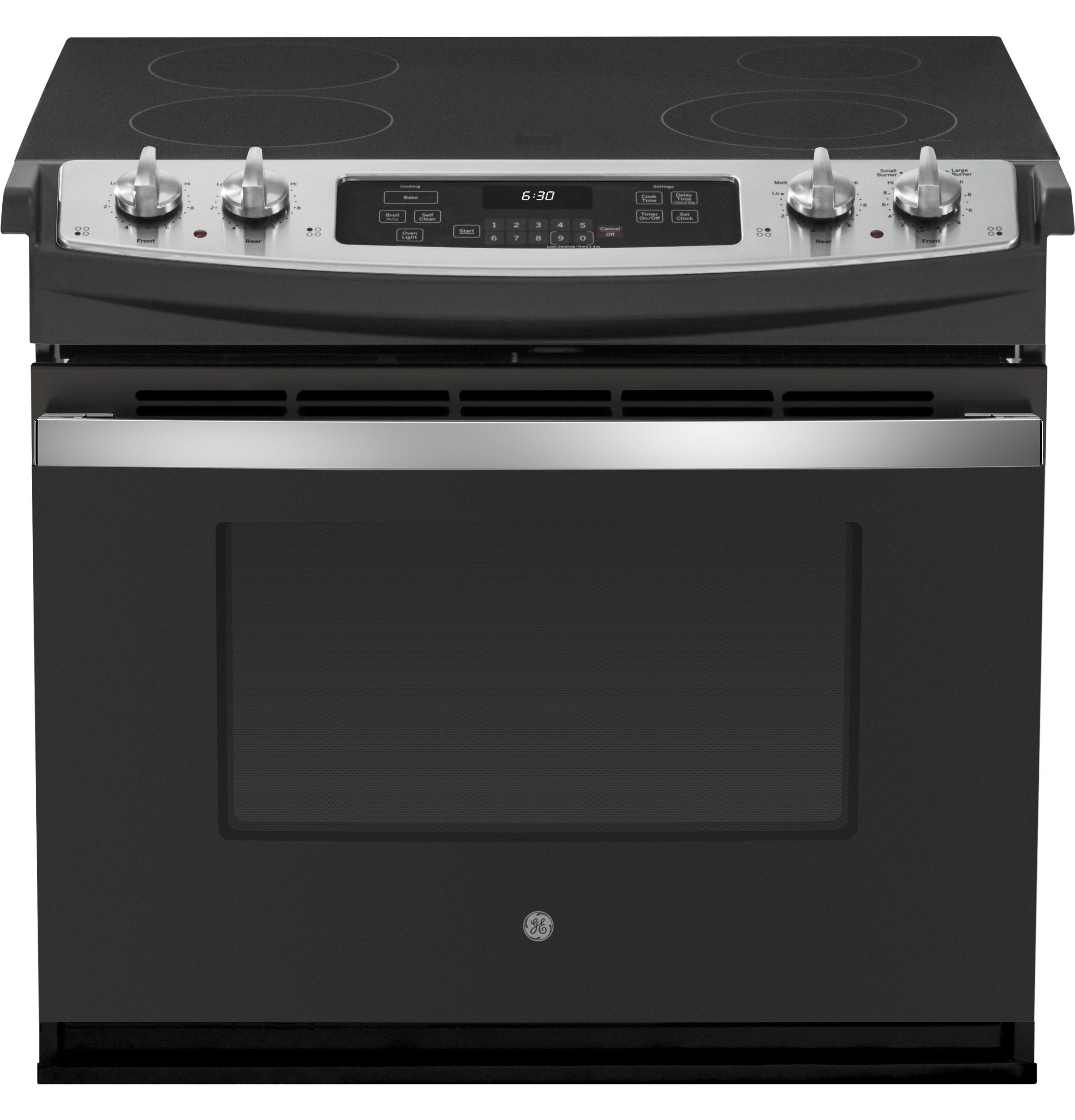 GE 30" DROP-IN ELECTRIC RANGE JD630STSS