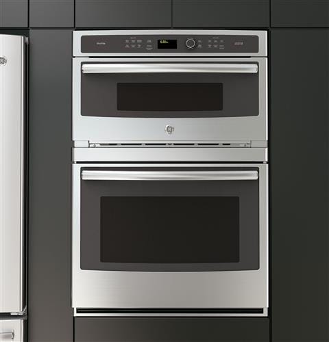 GE Profile Series 30 in. Combination Double Wall Oven with Convection and Advantium Technology PT9800SHSS