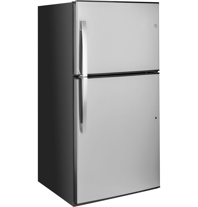 GE ENERGY STAR 21.1 Cu. Ft. Top-Freezer Refrigerator GTE21GSHSS