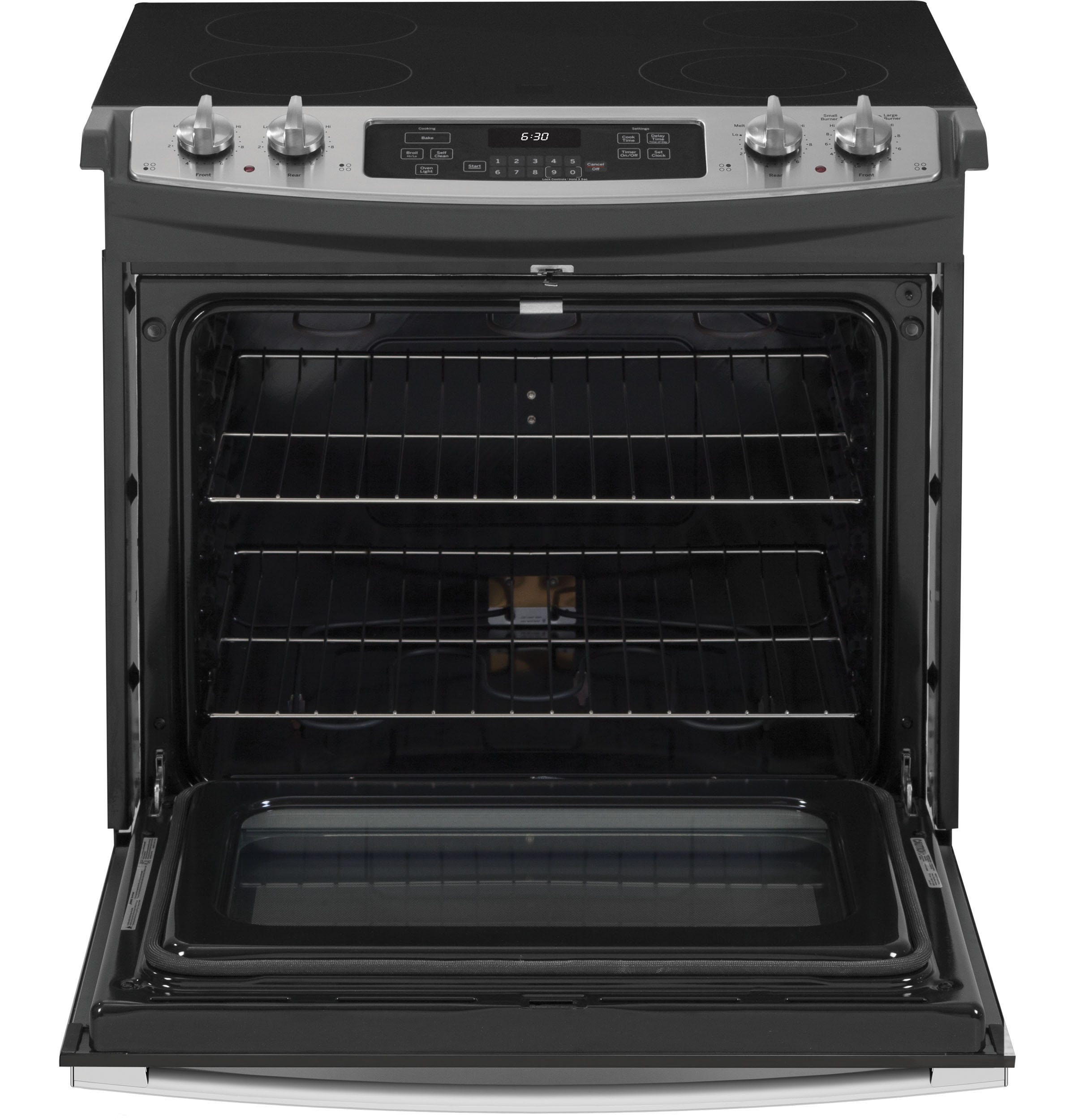 GE 30" DROP-IN ELECTRIC RANGE JD630STSS