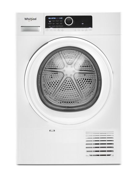 Whirlpool 4.3 Cu. Ft. 24" Small Space Ventless Dryer WCD3090JW