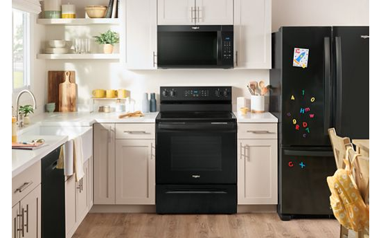 Whirlpool 30’ W 1.7 cu. ft Over the range Microwave with 1000-Watts Cooking Power WMMS3130RB