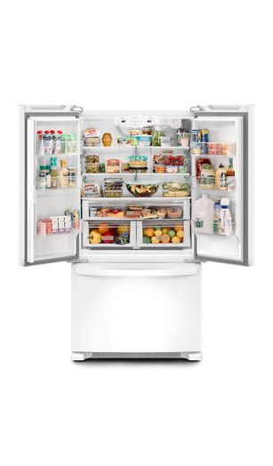Whirlpool® Counter-Depth French Door Bottom Mount Refrigerator WRFC2036RW
