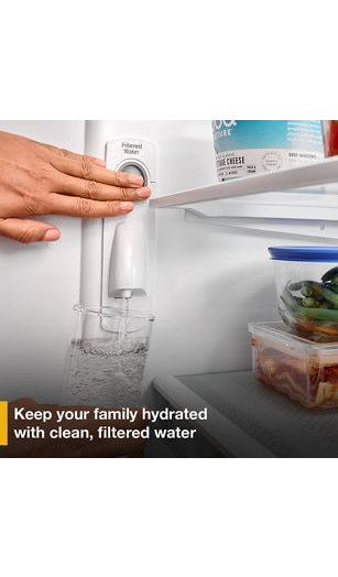 Whirlpool® Counter-Depth French Door Bottom Mount Refrigerator WRFC2036RW