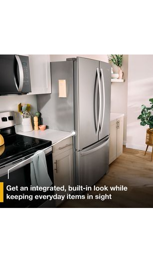 Whirlpool® Counter-Depth French Door Bottom Mount Refrigerator WRFC2036RW