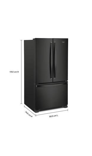 Whirlpool® Counter-Depth French Door Bottom Mount Refrigerator WRFC2036RB