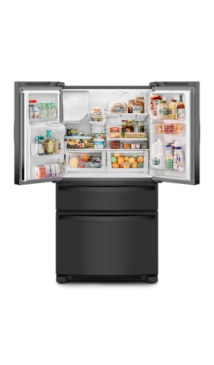 Whirlpool® 36-Inch Wide French Door Bottom Mount Refrigerator WRMF3636RB
